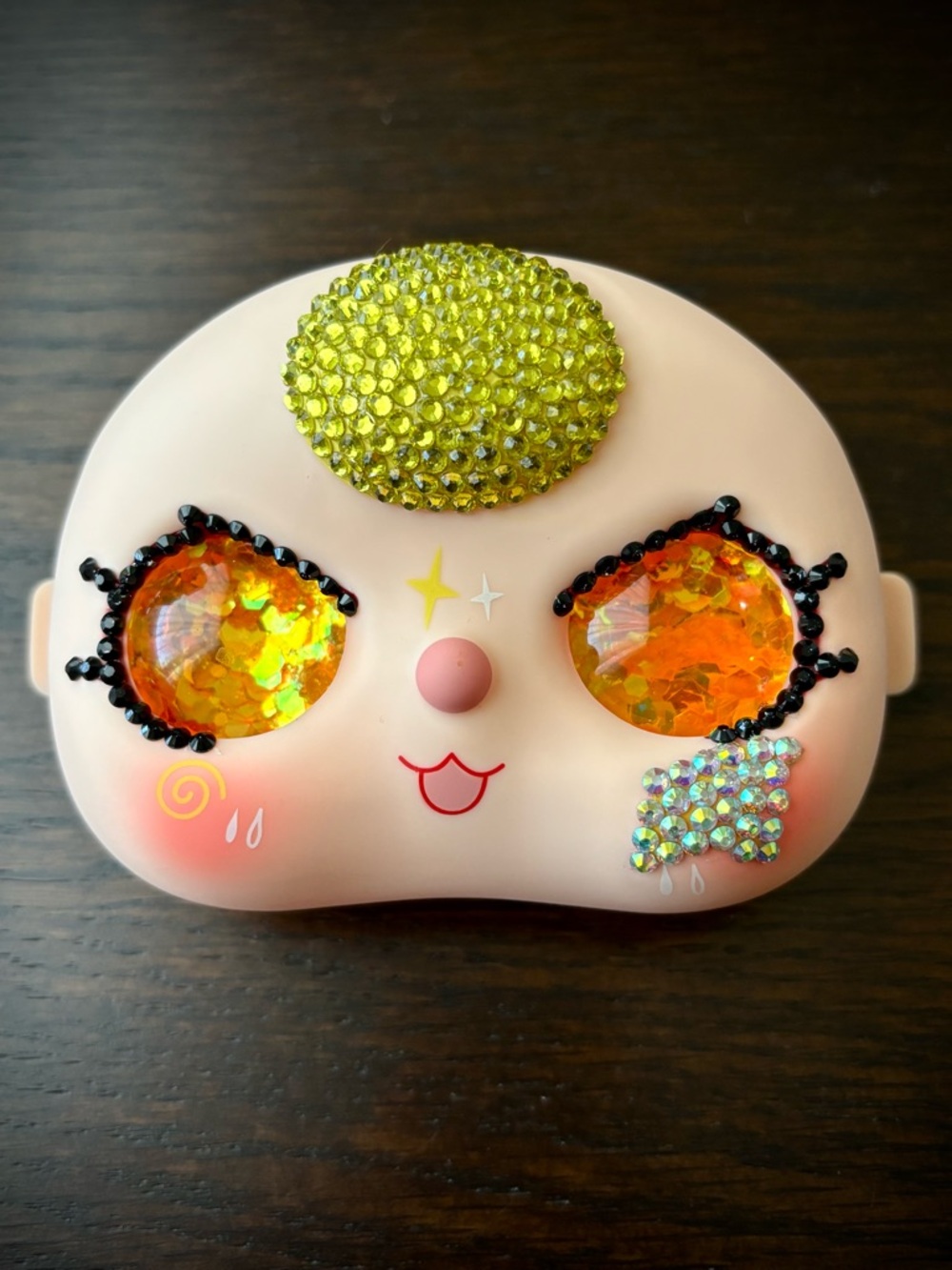 Custom Bedazzled 400% Face for Baby Three Plushies
